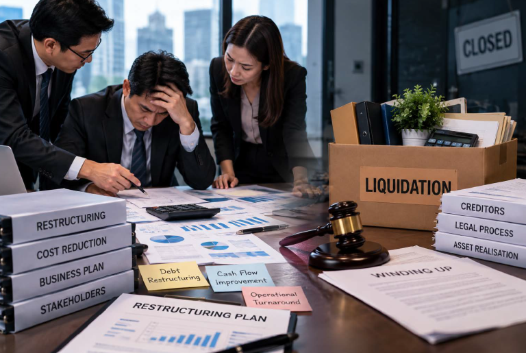 Judicial Management Versus Liquidation Explained