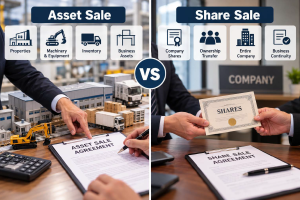 Asset Sale Versus Share Sale: Which Fits?